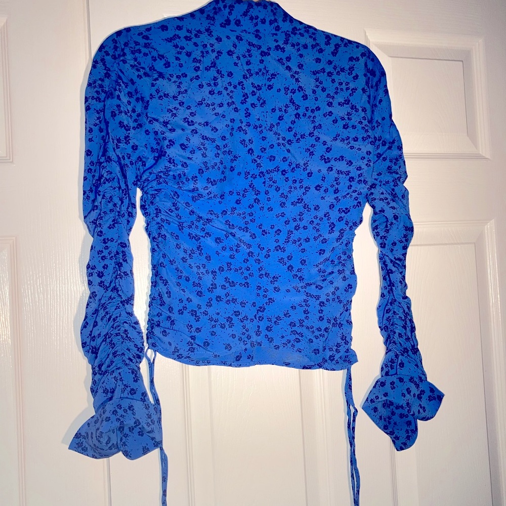 ZARA blue top